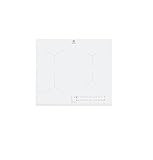 Electrolux LIL61443BW - Placa de inducción serie 300, 60 cm, función Power y Direct Access, color blanco