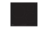 Balay 3EB865FR - Placa de inducción de 60 cm de ancho, bisel delantero, 3 zonas de inducción, zona 28 cm biselada, control táctil, color negro