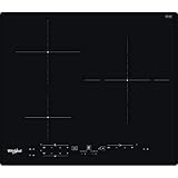 Whirlpool WSB4760NE ENCIMERA por INDUCCION, Negro, Estandar