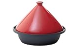 WEB2O Tajine Inducción y Cerámica Inox (Rojo)