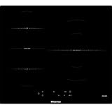 Hisense I6337C - Placa Inducción 3 zonas, 1 con foco gigante 32 cm, 2 conectadas entre si área Bridge, encimera de 60 cm, bloqueo infantil y terminación biselada