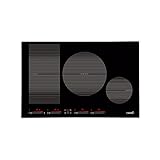 Cata | Placa de Inducción | Modelo INSB 8021 BK | 80 cm de Ancho | 4 Zonas de Cocción | 9 niveles de Potencia Regulables + Booster | Control táctil deslizante independiente
