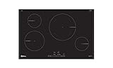 Balay 3EB985LU - Placa de inducción, Zona gigante 28cm, 4 zonas Función Sprint, Control Deslizante, Color Negro