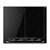 Teka DirectSense IZF 68710 MST - Placa Inducción 7 Fuegos, con Zona Full Flex, Placa Inducción 60cm, Fácil de Instalar, con Sistema Touch Control Slider y Sensor de Temperatura, Color Negro