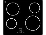 Bosch PKE611D17E hobs - Placa (Integrado, Cerámico, Vidrio y cerámica, Sensor, 220-240V, 50/60 Hz) Negro