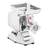 Royal Catering Picadora De Carne Máquina De Carnicería RCFW 120PRO (Potencia: 850 W, 200 kg/h, Cuchillas y discos perforados de acero inoxidable)