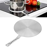 Adaptador de placa de intercambiador de calor de cocina de inducción de acero inoxidable(20cm)